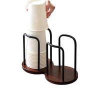 Cup for Kitchen Cabinets, Non-Slip Long Rod Space-Saving Stand - Storage for Cups in the Cupboard - for Family Men Women Kitchen Dining Room Home Wall Shelf Interior