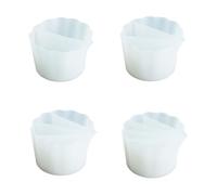 Cup for Paint Pouring Fluid Art Split Cup Silicone Split Pouring with Divider for Acrylic Paint Resin Jewelry Creation Tools