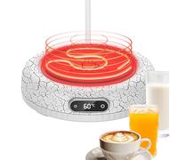 Cup Heater,Electric 60W Heater,Heater For Coffee Cups - For Living Room Bedroom Office Kitchen Bar Table Desk Drinks Like Tea Milk Hot Chocolate Home Warming Christmas Birthday