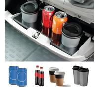 Cup holder compatable with, Fiat Ducato, Peugeot Boxer, Relay Vans - Motorhomes. Holds 4 drinks 2cans 2 take out cups or bottles and fits snuggley into your Center Console, Comes with Two Travel Mugs.