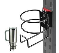 Cup Holder Compatible with ToughBuilt StackTech Toolbox Rail, No-Drill Clip-On Drink Holder, Secure Beverage Mount for Water Bottles, Coffee Cups & Cans, Heavy-Duty Jobsite Accessory
