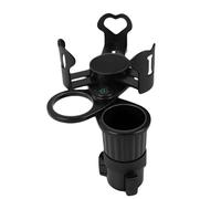 Cup Holder Expander Car, Expandable Cups Holders, Rotation Adapter, Adjustable Base Storage Organizer, Water Bottle Rack for Coffee Mugs, Flasks, Tumblers, Interior Accessories, 19.8/12.1/9.9 Inches