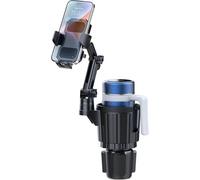 Cup Holder Expander with Phone Mount, Adjustable Cup Holder Cell Phone Car Mount for 16-40oz Tumbler Cup,Cupholder Extender Holder Stanley Cup Car Accessories