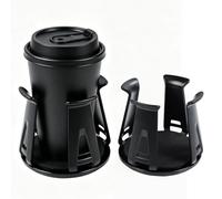 Cup Holder for Car - Automotive Drink Cradle for Commuters, High Bond Stick on Base with Expandable Ring & Stable Support Frame for Sedans, Pickups, Minivans and Campers