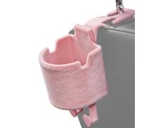 Cup Holder for Car Flocked Stable Multi-Purpose Headrest Tray | Car Back Seat Storage Box for Sedan SUV Truck Snacks Drinks Cell Phone Keys pink