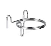 Cup Holder for Shopping Trolley, Portable Double Ring Drink Clip, Shopping Cart Trolley Bottle Stand, Trolley Cup Rack for Coffee Cup, Bottles, Cone Cup, Multifunctional Drinks