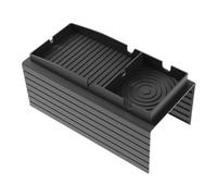 Cup Holder for Sofa, TV Tray with Built-in Storage Box | Anti-Spill Silicone Table for Organization Home Bedroom Camper Car Living Room Outdoor