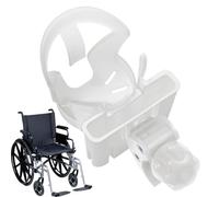 Cup Holder for Stroller, Electric Scooter Cup Holder Accessory | 360° Rotating Organizer 2 in 1 Non-Slip for Wheelchair, Walker, Bike and Rollator