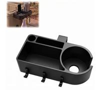 Cup Holder & Gear Tray Compatible with YETI Roadie 15 & 24 Cooler | Cooler Side Organizer with Phone Holder, Multiple Compartments & Detachable Hooks for Camping, Fishing and Outdoor Use