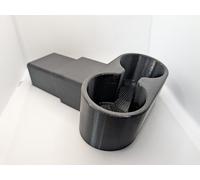 Cup Holder Insert for Classic Pickup Trucks (1967-1987) | Ashtray Slot Mount | Dual Large Cup Holders | 3D Printed PETG Interior Upgrade