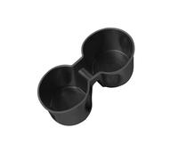 Cup Holder Insert for Tesla 2025 2026 New Model Y Juniper(Launch Series) & 2024 2025 Model 3 Soft TPE Car Center Console Cup Holder Anti-Slip Storage Box for Tesla Model Y Model 3 Interior Accessories