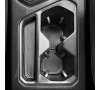 Cup Holder Insert Liners for Volkswagen VW Taos Accessories 2024 2023 2022 2021 2020 Anti Dust Center Console Door Pockets Rubber Pad Mats Car Interior (5pcs，Gray Trim)