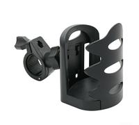 Cup Holder Mount for Motorcycle and For ATV Handlebars ABS Plastic Build Compatible with Beverage Cans and Bottles with Full 360 Rotation Function