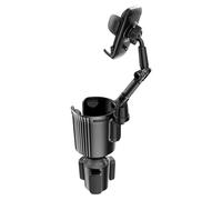 Cup Holder Mount, Phones Drinking Holders, 5.91x5.31x4.33 inche Vehicle Expander, Adjustable Insert, Multi Functional Design, Secure Storage for Auto Cell Phone Coffee Bottle Food Travel Use