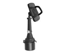 Cup Holder Phone Holder for Car - Long Neck Adjustable, Non Slip Base | 360° Rotating Holder for Smartphones, Compatible with Trucks, Secure Adjustment for Navigation and F