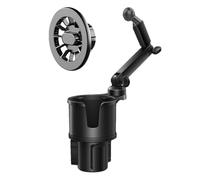 Cup Holder Phone Holder for Car - Phone Mount Cradle Cup Expander | 2 in 1 Mobile Phone Stand Cups Holder Expander | 360° Rotation Cup Holder | Magnetic Adapter with Long Arm Drink Holder
