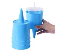 Cup Holder Set of 4 Versatile Portable Coasters | - Sand coaster for cups for drinks by the pool, outdoor, camping, picnic, lawn, garden, patio, holiday