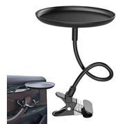 Cup Holder Tray - Car Swivel Tray - Clip-on Seat Food Cup | Auto Mount Food clip With Clamp Bracket | 21.5cm Car Eating Table for Drink Coffee Snacks, Ideal for Road Travel Trip