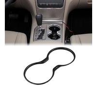 Cup Holder Trim Cover Carbon Fibre Style ABS Interior Frame for SUV 2017