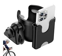Cup Holder Universal Drink Coffee Cup Holder with Phone Holder Bike Wheelchair Walker Gifts for Women Men