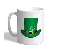 Cup Leprechaun Hat St Patrick's Patty Irish Mugs Pub 2PCS-330ML | Durable Ceramic Mug Resusable Tea Cup Birthday Anniversary