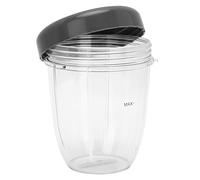 Cup Lid Blender Part Kit 900W Blender Accessory Replacement Safe Easy Transparent (Small Cup 18Oz)