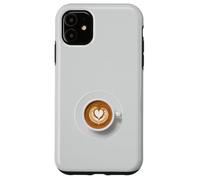 Cup of Coffee Funny Food Cartoon Drink Case for iPhone 11