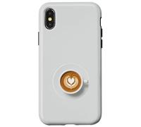 Cup of Coffee Funny Food Cartoon Drink Case for iPhone X/XS