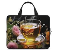Cup of Tea Laptop Bag Durable Laptop Sleeve Water-Resistant Notebook Bag for Computer Or Tablet
