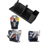 Cup Organizer for Ninja SLUSHi Twist FS701 Series, 3-in-1 Side-Mounted Holder for Cups, Lids and Straws, Slushie Machine Accessories for Frozen Drink Station, Black