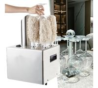 Cup Polishing Machine, Electric Glass Washer with High-Temperature Drying Function, Ideal for Commercial Use in Hotels, Restaurants, and Bars