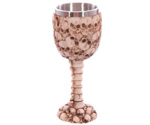 Cup Puckator Skull Spine Heads Beige 18x7,5x7,5 cm