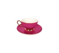 Cup & saucer Bombay Duck Piccadilly Pink, 180 ml