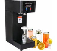 Cup Sealing Machine，5pcs/Min Automatic Cup Sealer Machine, Electric Can Sealer Seamer Can Closing Machine, Tin Can Seaming Closing Capping Machine, with Counter & Display,White-220V