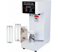 Cup Sealing Machine，Automatic Can Sealing Machine, Electric Can Seamer Commercial Can Sealer Machine, Height Adjustable Beverage Seal Machine, Cans Auto Desktop Sealer, with Smart Counter,Bl