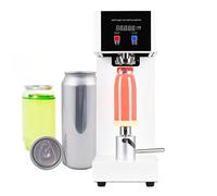 Cup Sealing Machine,Automatic Can Sealing Machine, Electric Cup Sealer Machine with Counter & LCD Display, 2.2” Dia. & 5.7”-7.9” Height Canning Sealer, Can Seamer,White-220V
