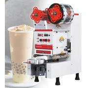 Cup Sealing Machine, Automatic Cup Feeding, Dual LED Display for Efficient Packaging