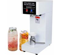 Cup Sealing Machine，Electric Can Sealer with LCD Panel and Counter, Can Seamer Can Sealing Machine, 55mm Caliber Tin Can Sealer Bottle Can Capping Tools, for All Material Cans,Black-220V