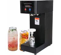 Cup Sealing Machine，Electric Can Sealer with LCD Panel and Counter, Can Seamer Can Sealing Machine, 55mm Caliber Tin Can Sealer Bottle Can Capping Tools, for All Material Cans,Black-220V