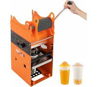 Cup Sealing Machine for Bubble Tea and Milk Tea, Adjustable Temperature Control, Ideal for Commercial Use