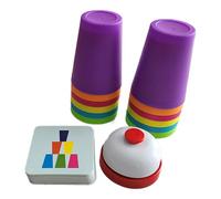 Cup Set | Educational Fun, Colorful, Quick Games for Fine Motor Skills, Hand Eye Coordination