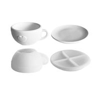 Cup Shape Resin Mold - Silicone Candle Form, Flexible Casting Molds | Teacup Style Craft Casting Form for Plaster Creation, Decorative Mould Tea Cup for Soap Wax Art Display, Crafting Home Decorati