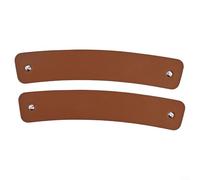 Cup Sleeve Duo 2PCS Reusable Cork & PU Leather Wraps for Safe Drinking Experience (brown)