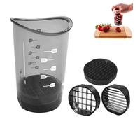 Cup Slicer-Fruit & Vegetable Fast Cutting Slicer, Cup Slicers for Fruits and Vegetables, Strawberry Slicers for Salads and Fruit Plates (1PCS)