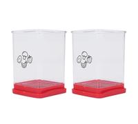 Cup Slicer,Speed Cutter with Push Plate,Stainless Steel Blades,Fruit Salad Maker for Various Fruits Vegetables (2 Pcs)
