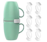 Cup Stacker Organizers,Cup Stacker | Expandable & Stackable Storage Solution,Adjustable Container Organizer,6 Piece Kitchen Cabinet Shelf,Saving