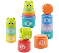 Cup Stacking Set, Stacking Cups Set,Logic Training Stacking Game - Stackable Cup Toy with Letters and Numbers, Fun Stackable Cups, Stackable Toys for Kids