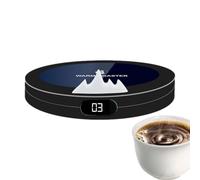Cup Warmer | 3 Temperature Settings Hot Drinks Heater | Plug-in Auto Shut Off Coffee Cup Heater,for Kitchen Bedroom Workplace Travel During Lunch Home