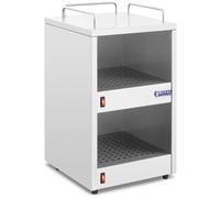 Cup Warmer for up to 72 Cups Royal Catering 2 Storage Areas - Cup Warmers by Silver