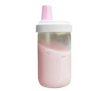 Cup with Lid and Straw, Transparent Milk Cup with Lid, Ice Cream Cups with Reusable Lids, Waterproof Water Glasses, Drinking Cup for Milk, Tea